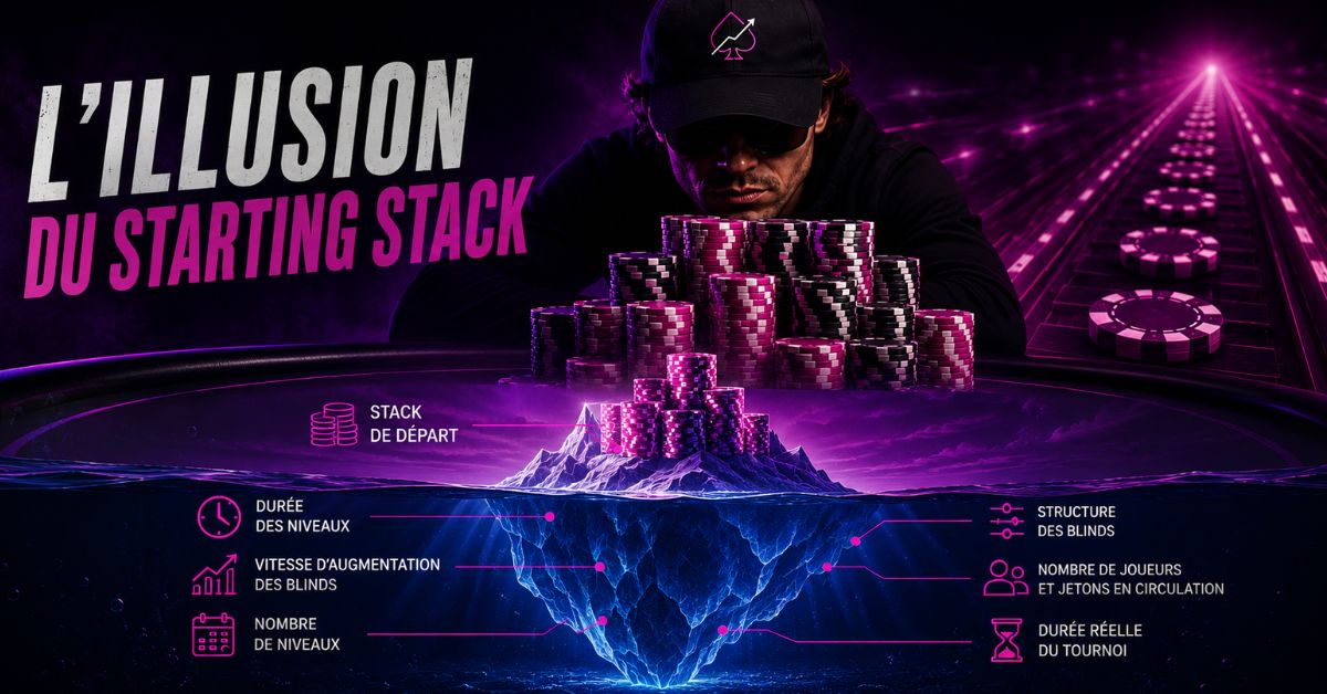 L'illusion du Starting Stack dans un Trounoi de Poker